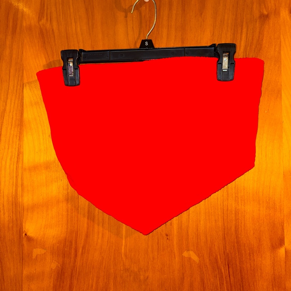 SHEIN Bold Red Sleeveless Crop Top